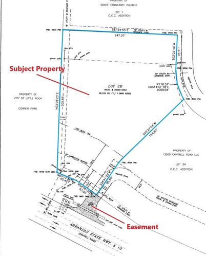 High-traffic Hwy 10 Prime Office Development Property: 12904 Cantrell Rd, Little Rock, AR 72223